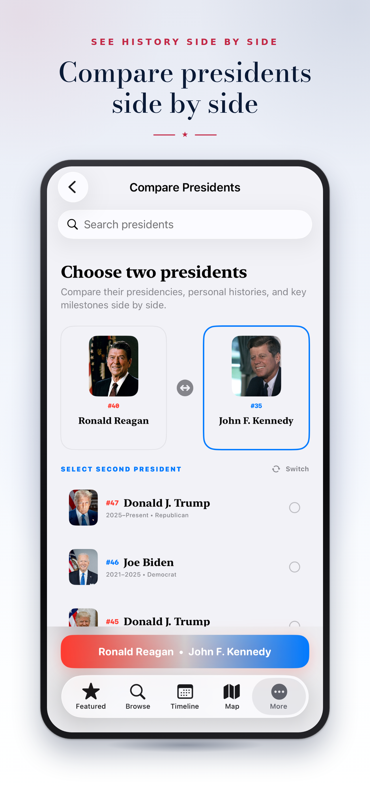 US Presidents: Trivia & Map screenshot 5