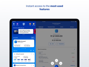 Standard Bank / Stanbic Bank iPad screenshot