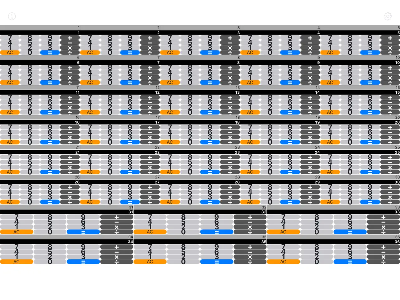 Setrigintuple Calc (iOS) Ved: Hideaki Uchikoshi