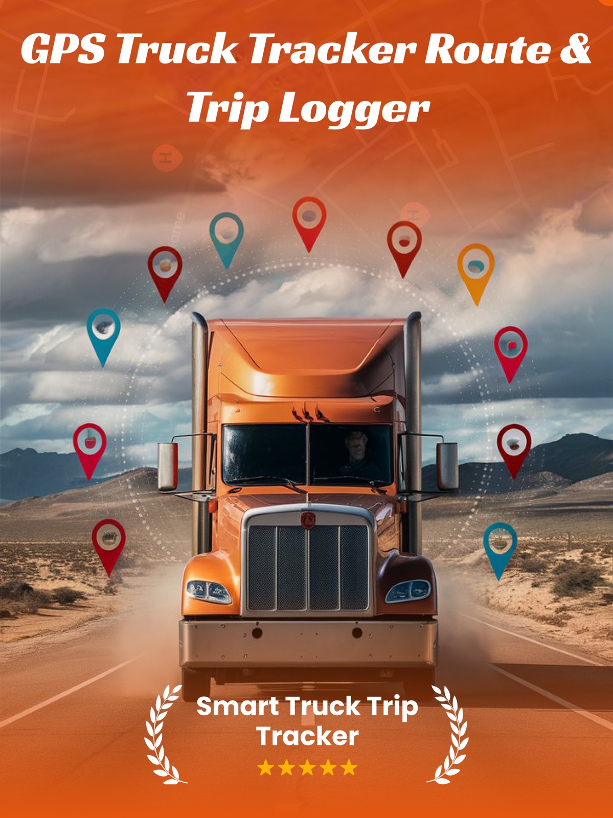 TruckMap : Truck GPS Routes ipad screenshot 1
