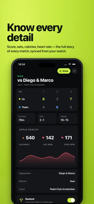 RackIt: Padel & Tennis Score screenshot 3