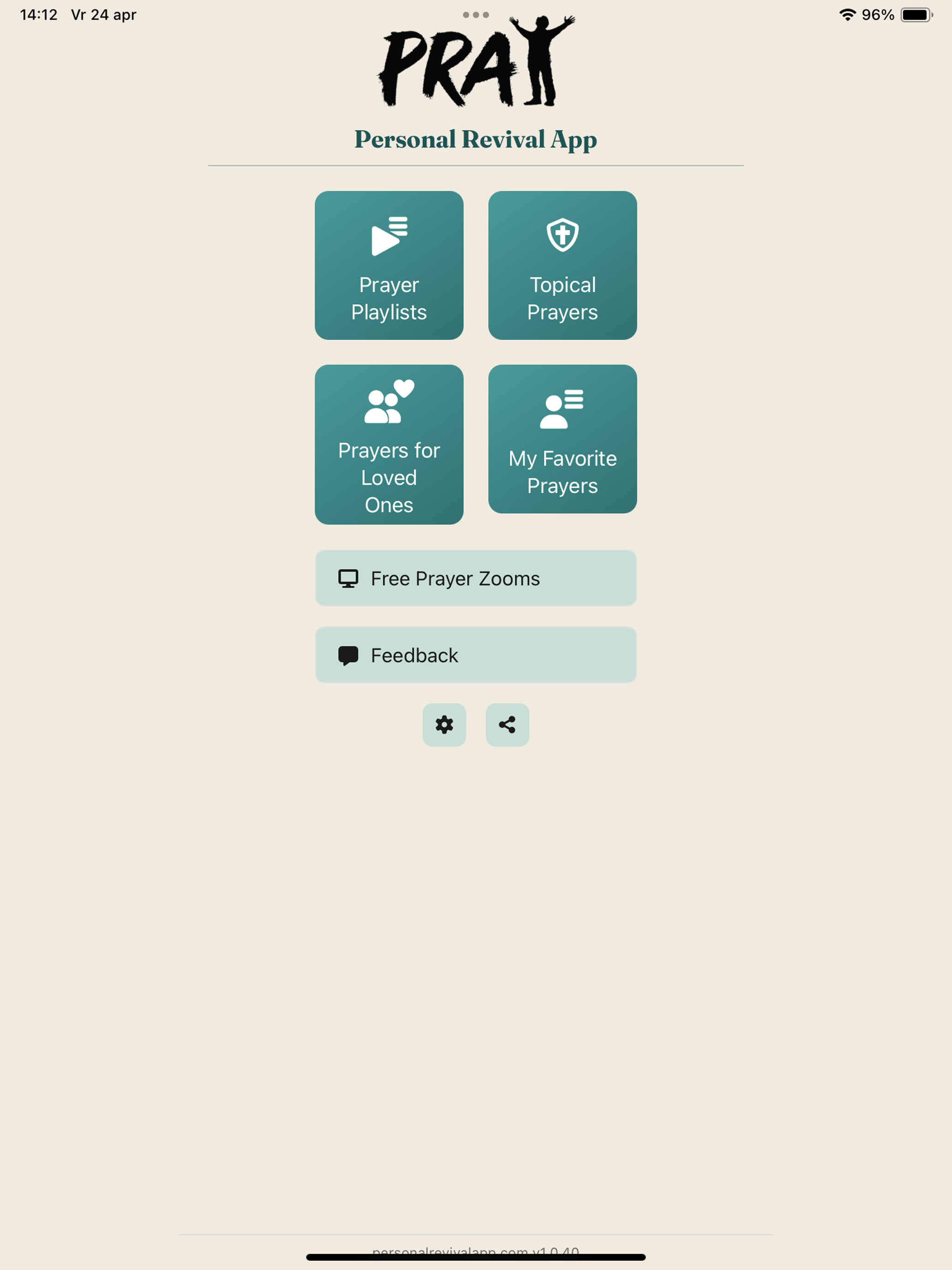 Personal Revival App