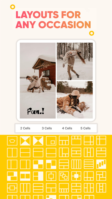 Screenshot 1 of PicCollage: Grid Collage Maker App