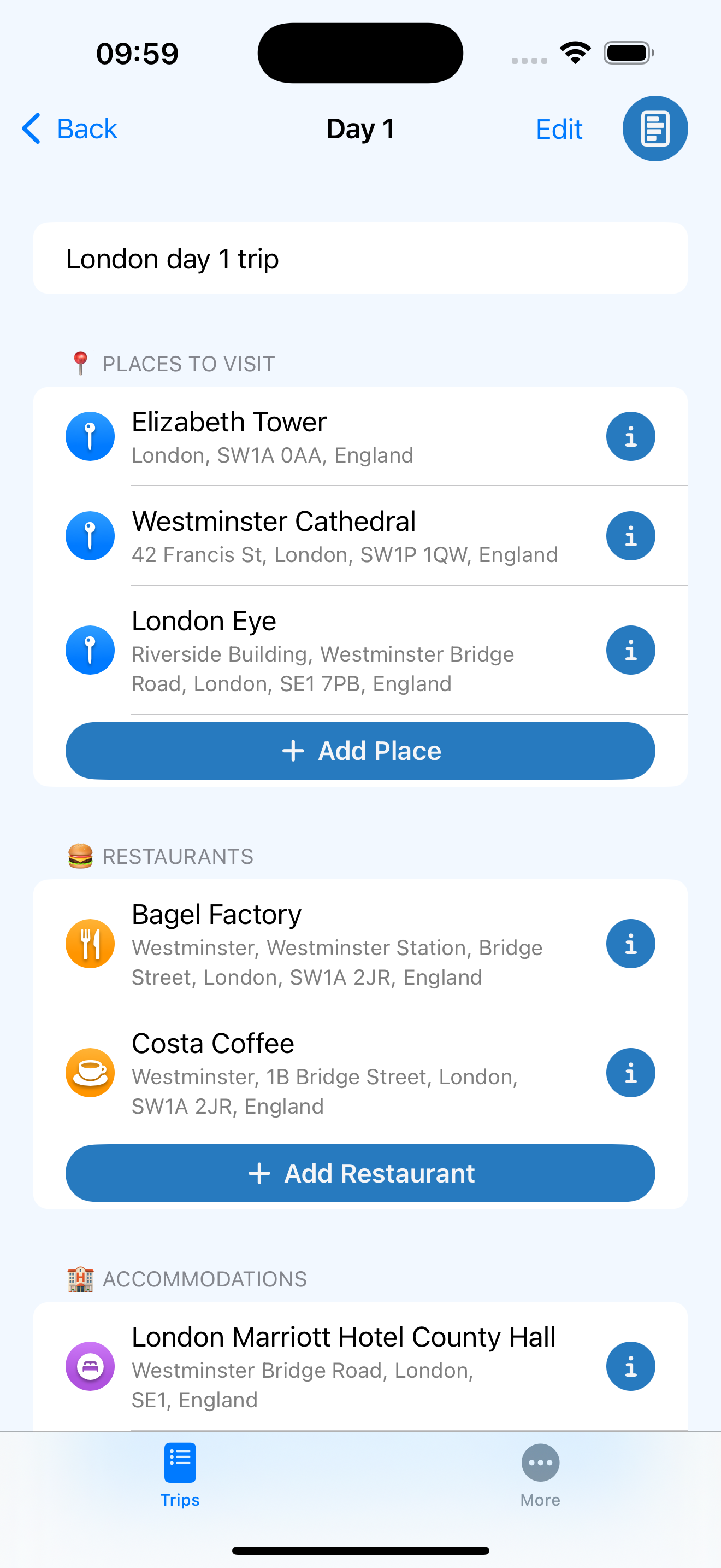 TripMark:Trip & Travel Planner
