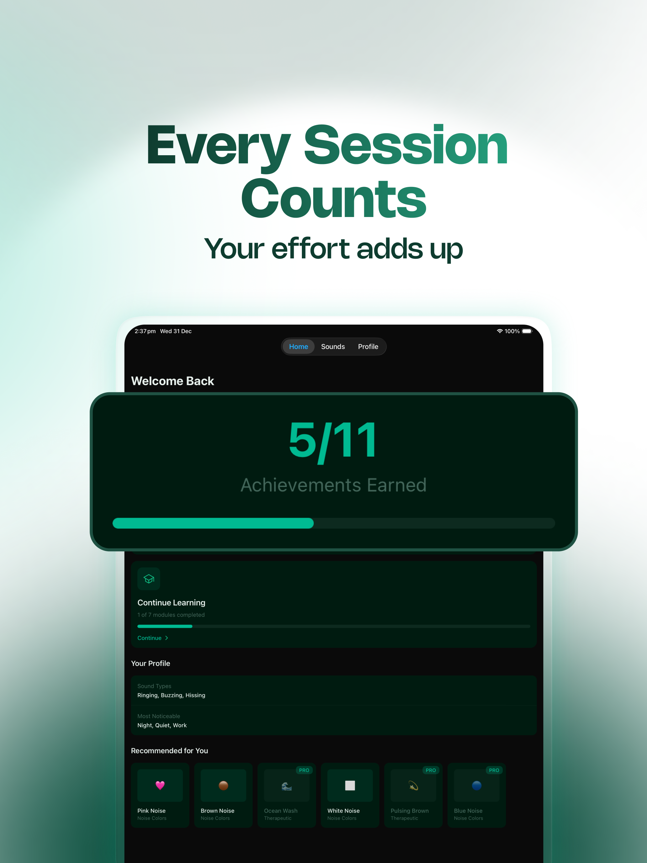 Tinnitus Relief: StillWell screenshot 11