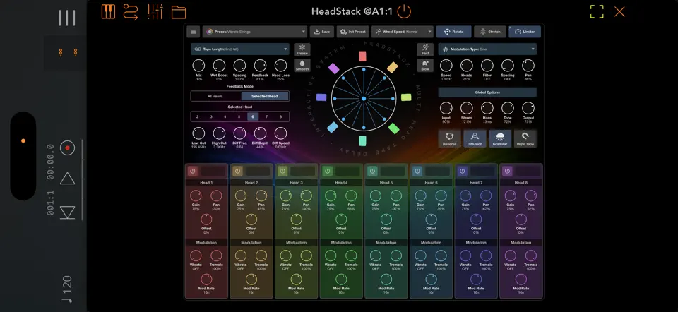 Captura de pantalla de HeadStack en iPhone 3