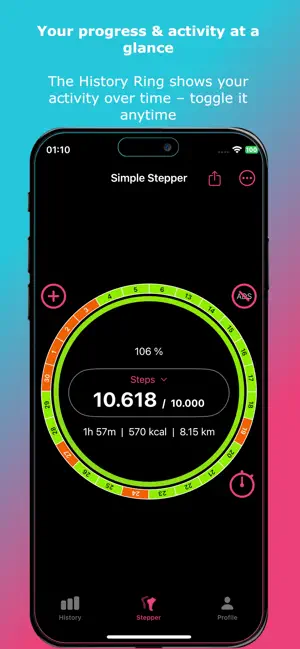 Simple Stepper: Step Counter screenshot 1