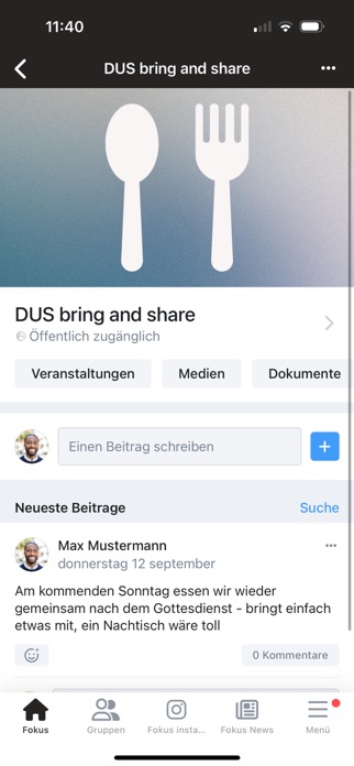Fokus Kirche App Screenshot 4 of 5