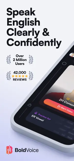 BoldVoice: Accent Training iPhone screenshot 1