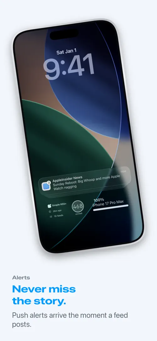 Simple RSS Push+ · Feed Reader screenshot 2
