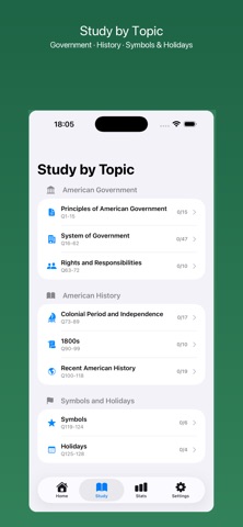 US Civics Test 2025 Screenshot 4 of 7