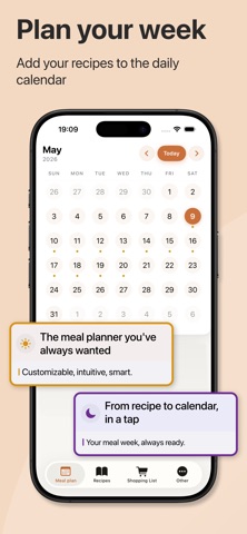 Millo: Your meal planner iPhone screenshot