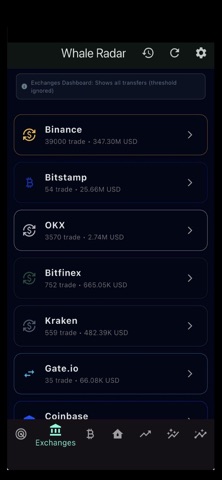 WhaleRadar screenshot