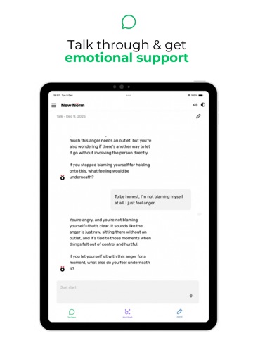 New Norm #1 Mental Hygiene App iPad screenshot