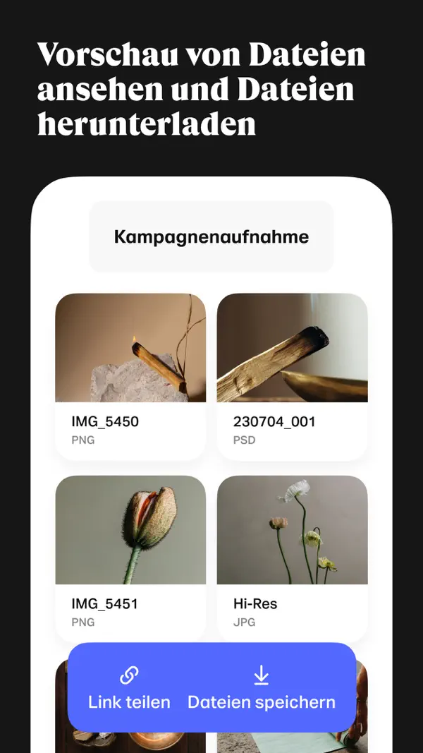 WeTransfer: Transfer Files iPhone App Screenshot 5 – Produktivität