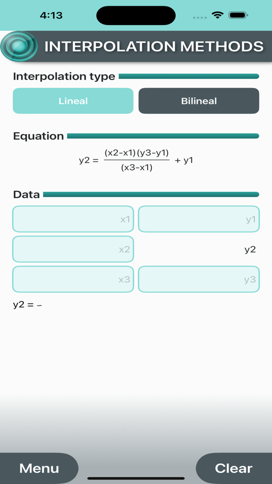 #1. Interpolation Methods (iOS) Podle: Irving Josue Cortes Iturriaga