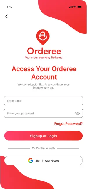 Orderee screenshot 2