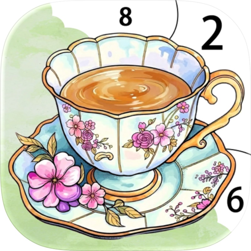 Black Color Paint By Number screenshot 12