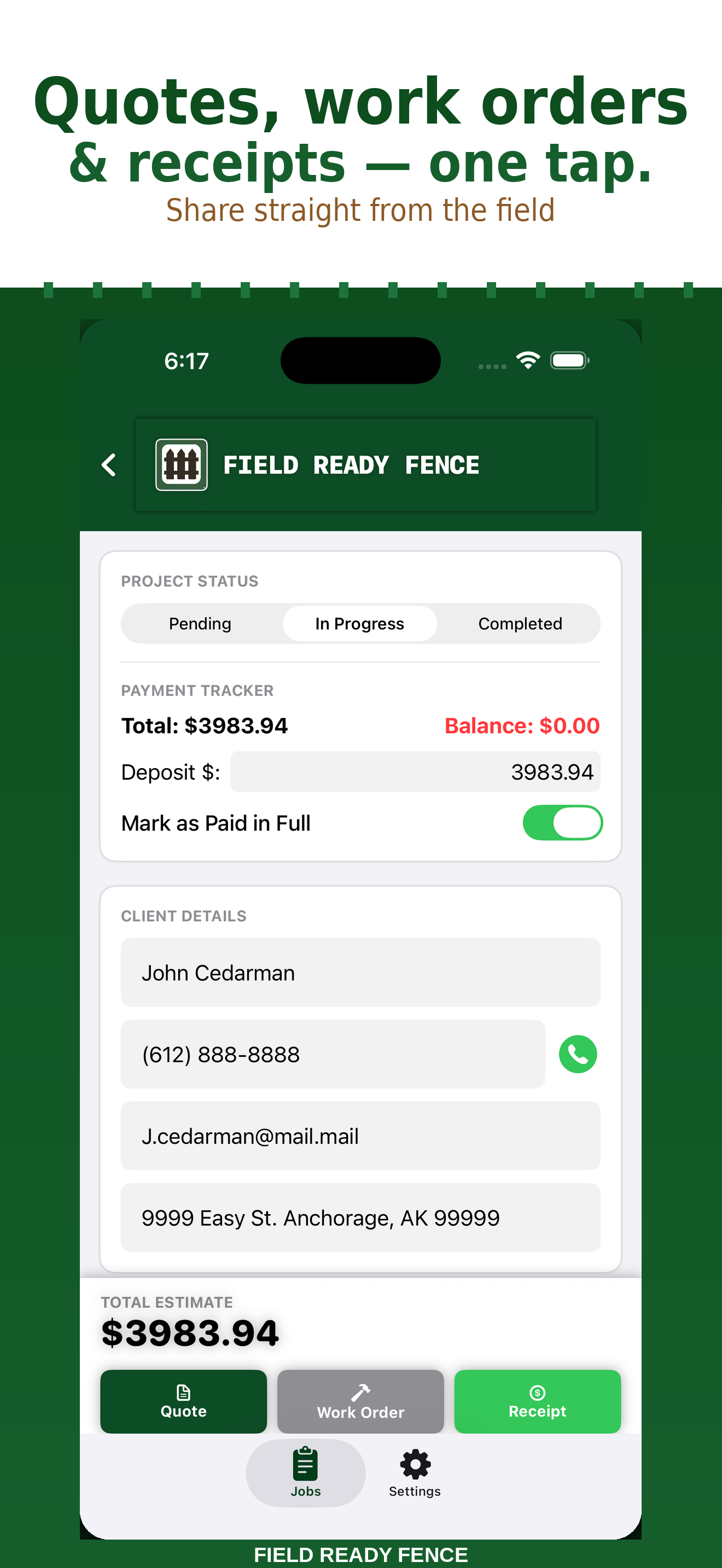 Field Ready Fence screenshot 3