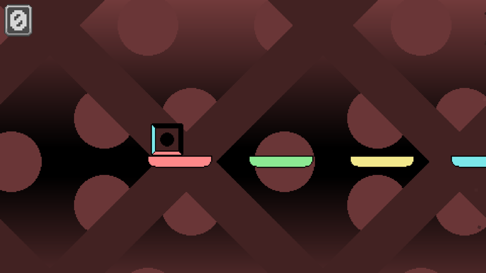 #1. Color Cube - Endless Runner (iOS) Podle: Lorne Smith
