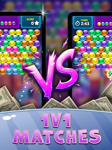 Bubble Shooter Vegas Blast iPad screenshot