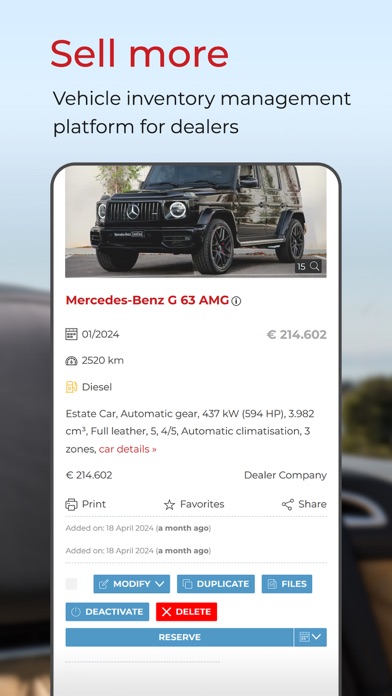 WEBCAR: Your online car dealer Screenshot