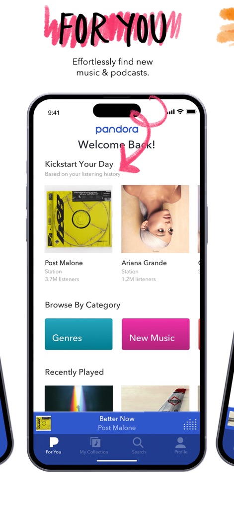 Pandora: Music & Podcasts - Curated For You