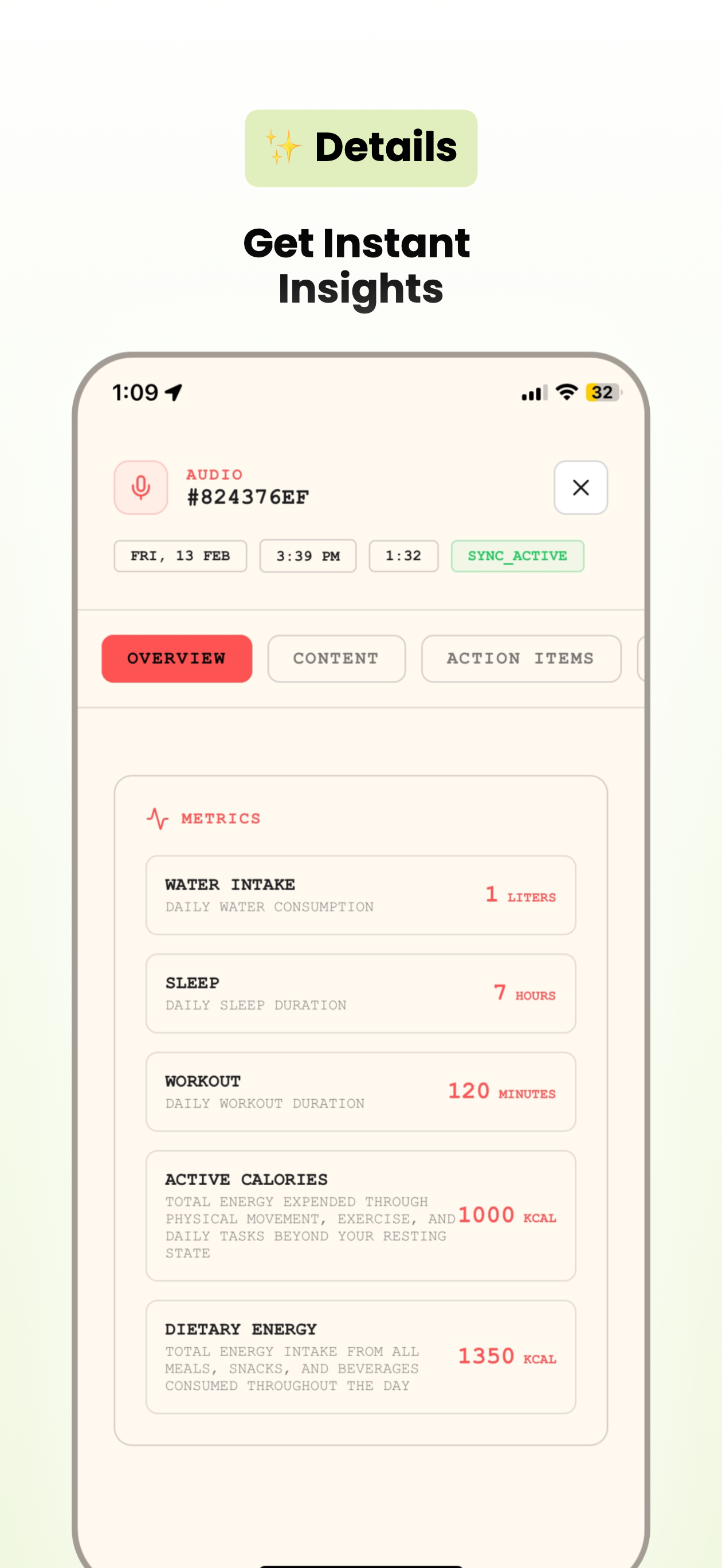 Chela: AI Voice Notes & Habits