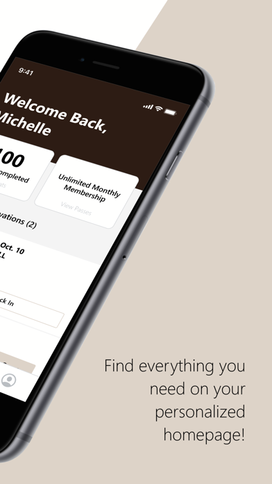 BARE Pilates Studios iPhone screenshot 2 - Health & Fitness app