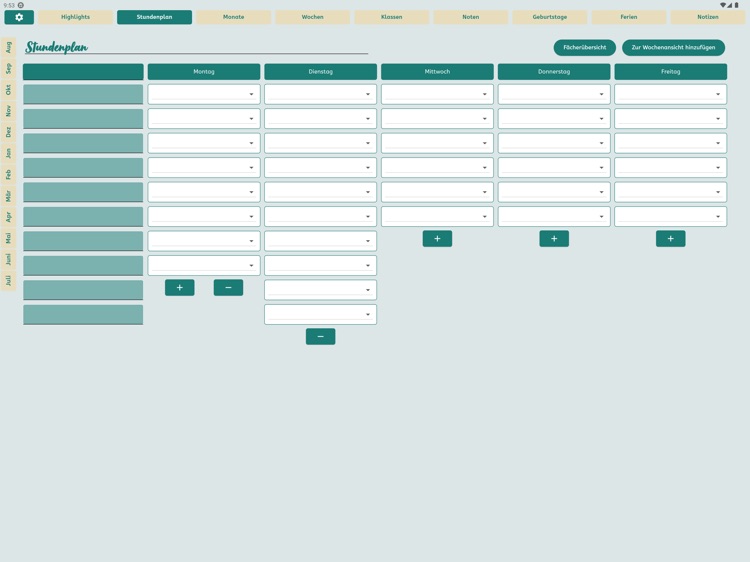 Meine Lehrerplaner-App 2024/25