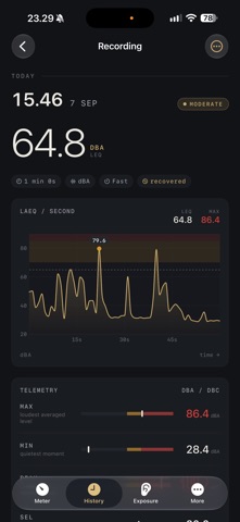 Decibels: Sound Level dB Meter Screenshot 4 of 8