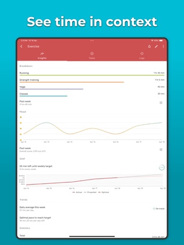 Time Tracker - Timelog iPad screenshot