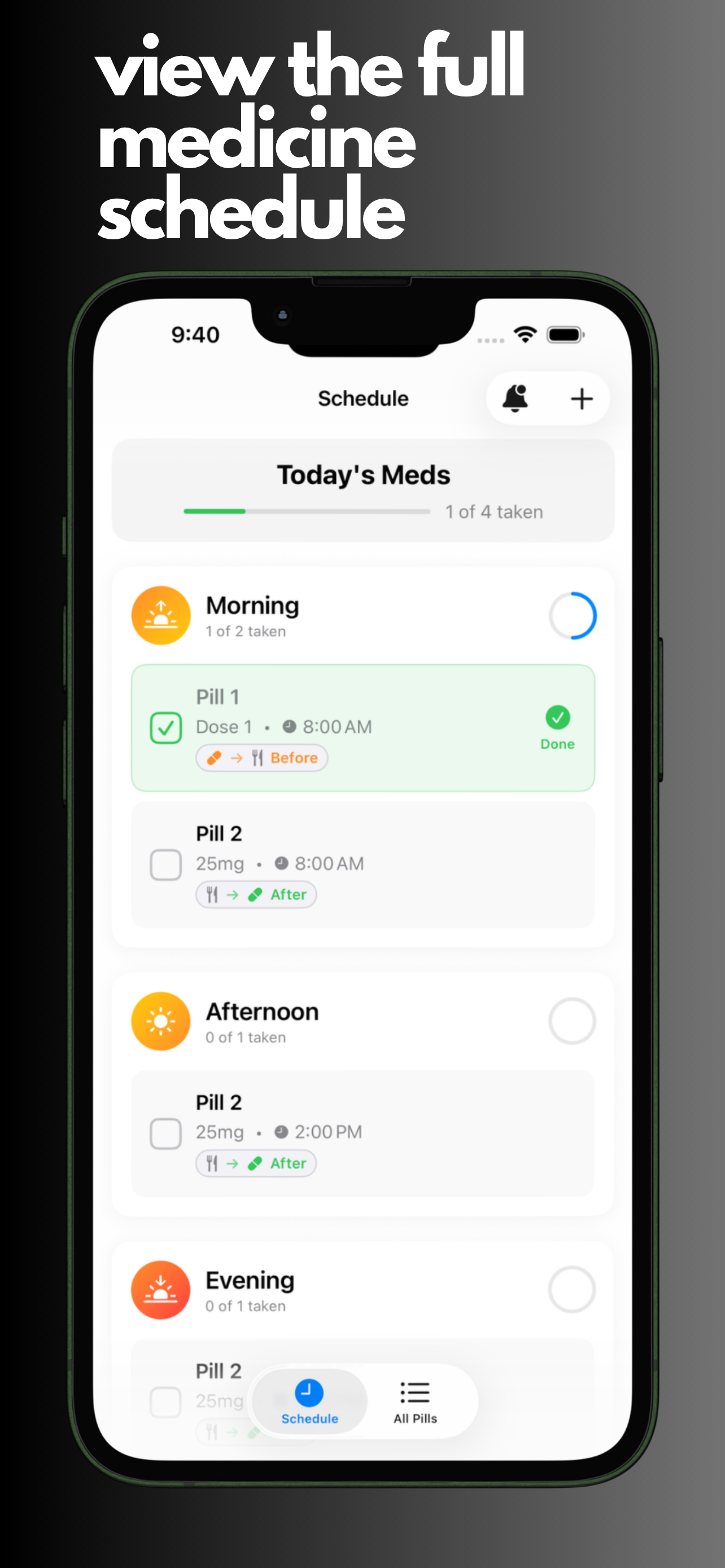 myMeds Pill Tracker & Reminder screenshot 3