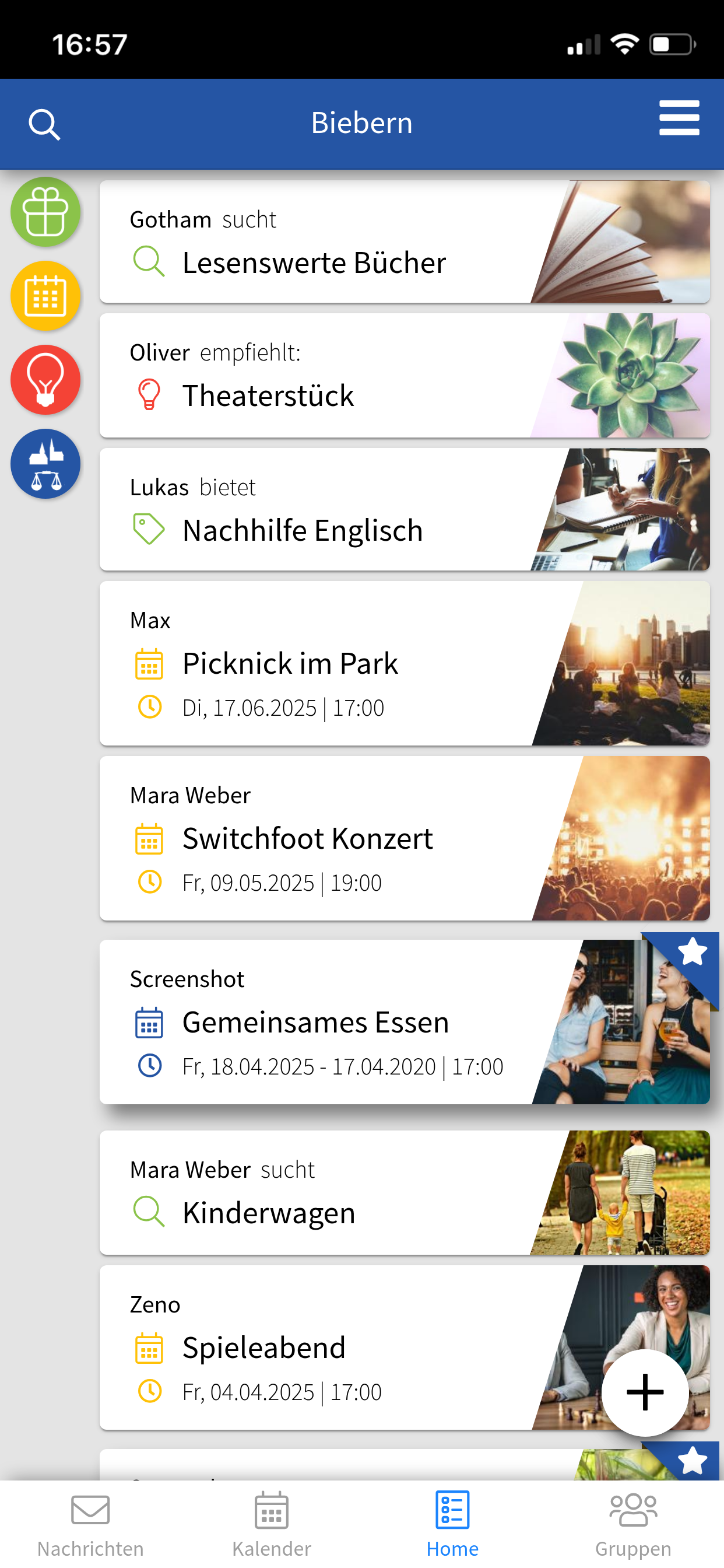 Biebern screenshot 2