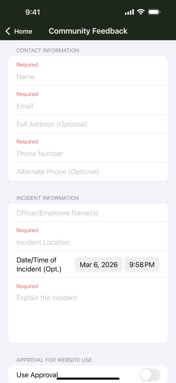 iPhone screenshot