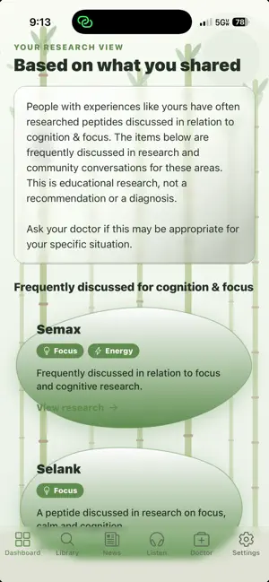 Peptide RX: Research & News screenshot 2