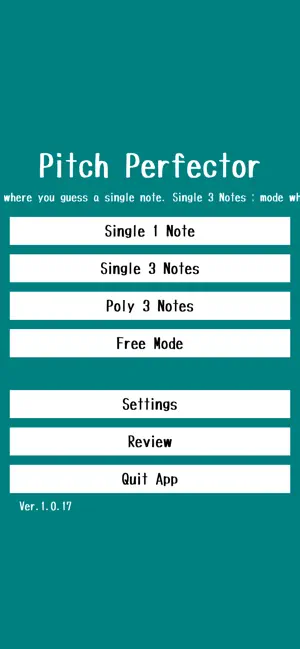 Pitch Perfector - Ear training screenshot 1