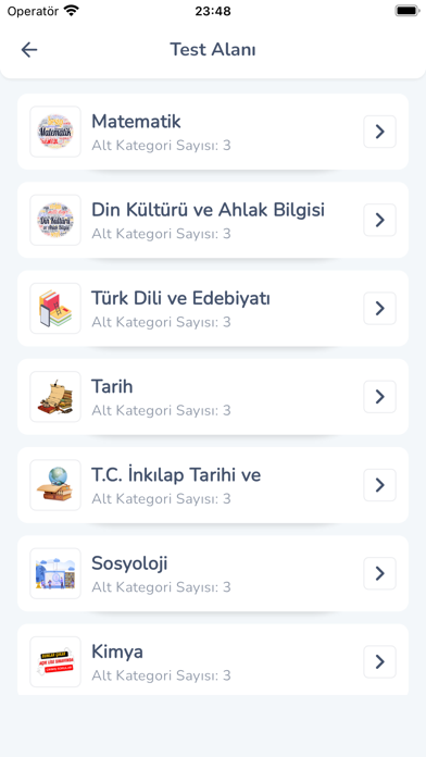 Açık Lise Testleri Screenshot