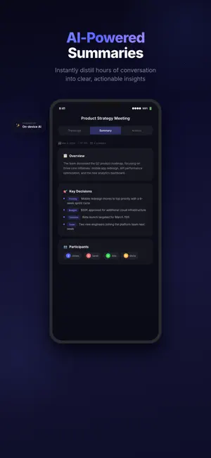 VoiceNote - AI Recorder screenshot 1