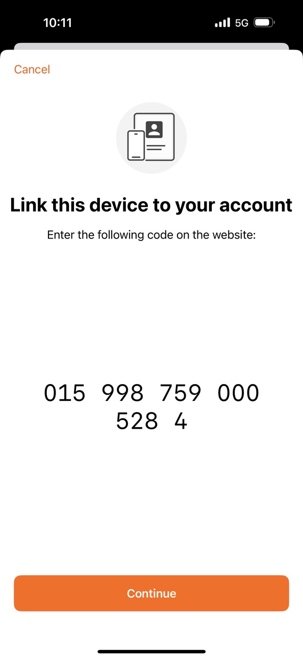 iPhone screenshot