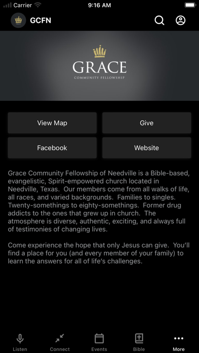 GCF Needville Screenshot