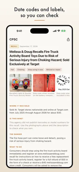 Recall Alert & Safety News screenshot 3