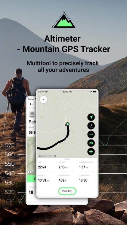 Altimeter Mountain GPS Tracker