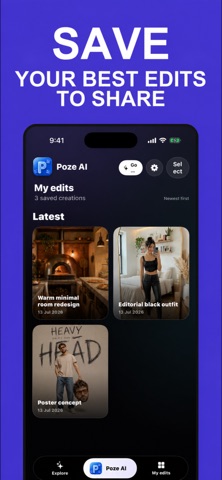 Poze AI: Photo Editor screenshot