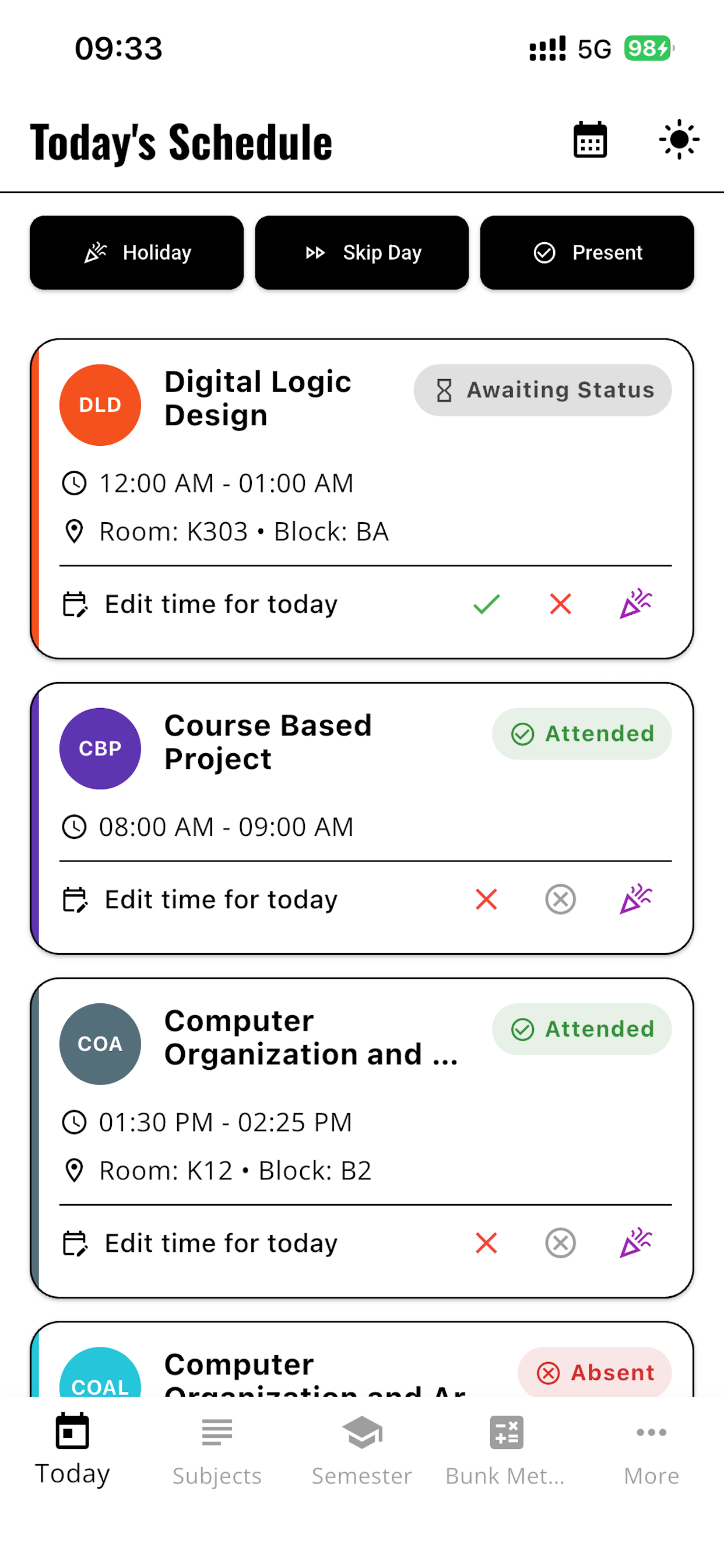 AttendMate: Attendance Tracker screenshot 9