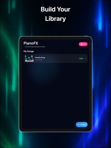 PianoFX: Piano Tutorial Maker iPad screenshot