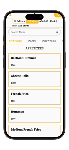 Allo Beirut App screenshot