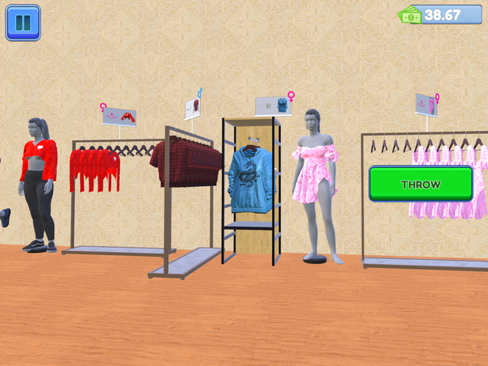 Clothing Store Games Simulator