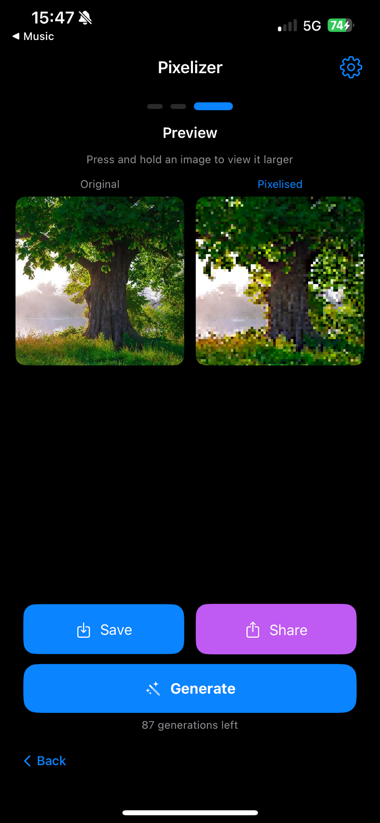 Pixelizer screenshot 5