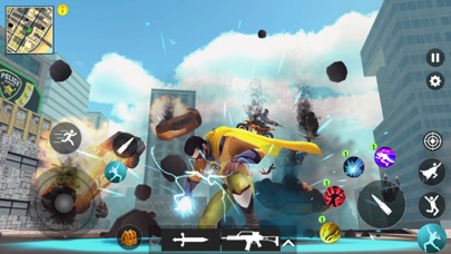 Flying Hero City Crime RPG Screenshot